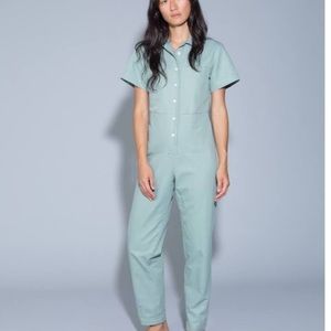 Ilana Kohn Tia Short Sleeve Jumpsuit Oat - image 1